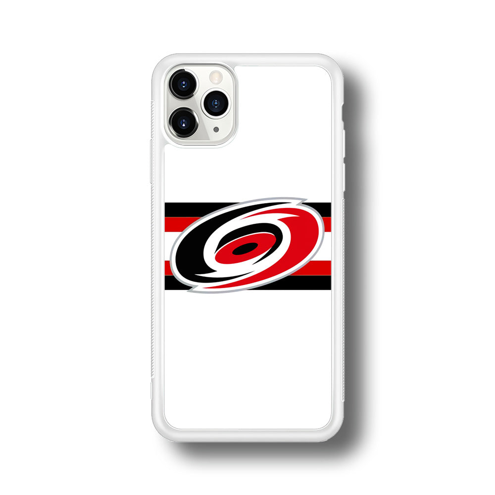 Carolina Hurricanes White And Stripe iPhone 11 Pro Max Case