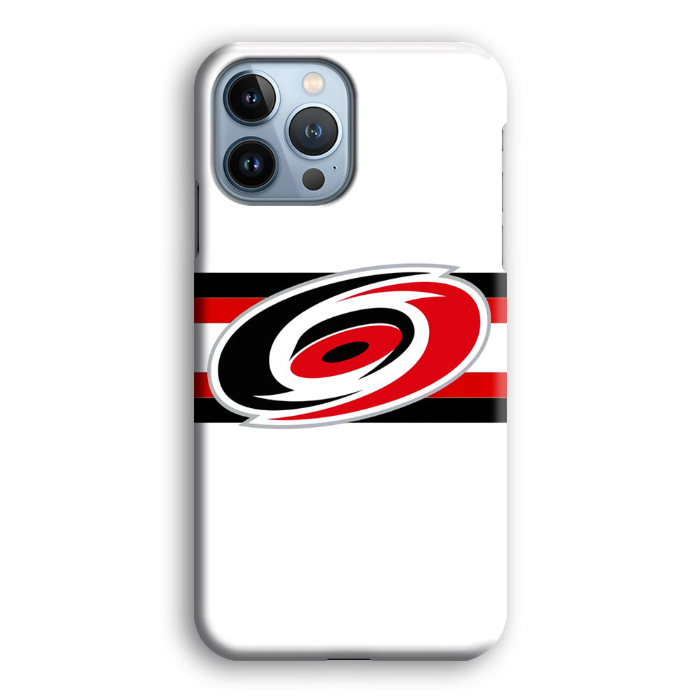 Carolina Hurricanes White And Stripe iPhone 13 Pro Max Case
