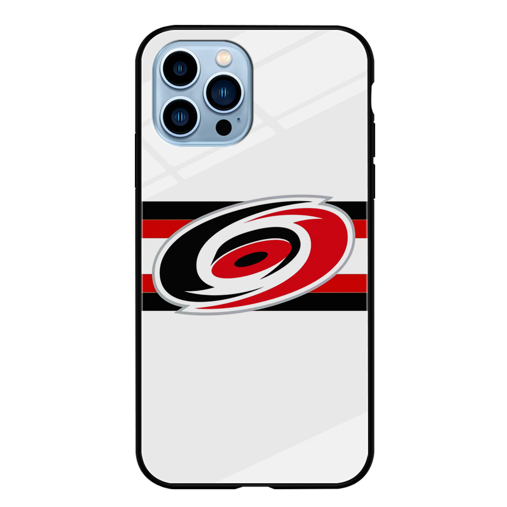 Carolina Hurricanes White And Stripe iPhone 13 Pro Max Case