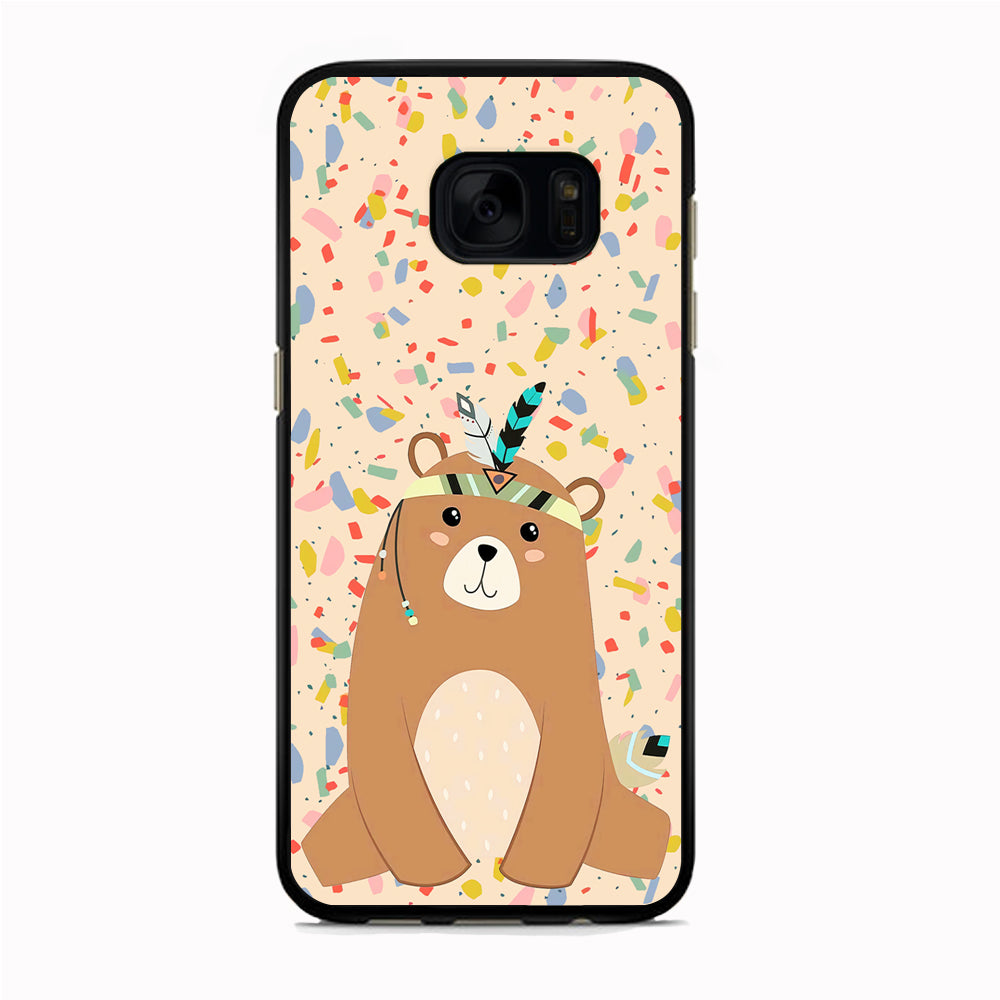 Cartoon Prince Bear Samsung Galaxy S7 Edge Case