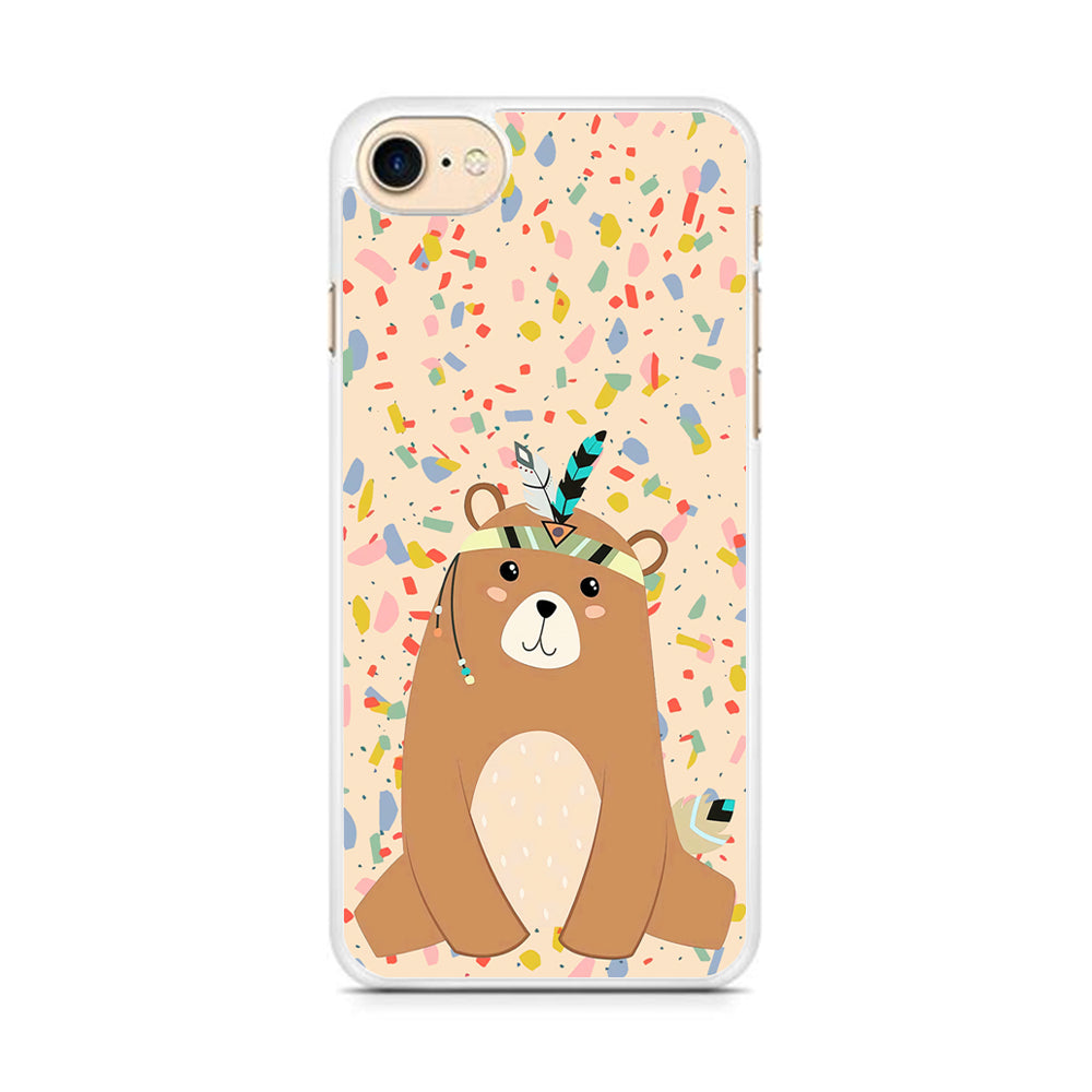 Cartoon Prince Bear iPhone 8 Case