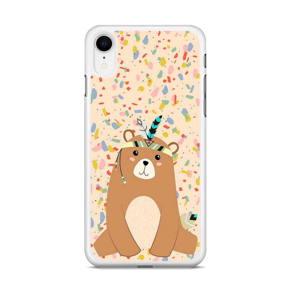 Cartoon Prince Bear iPhone XR Case