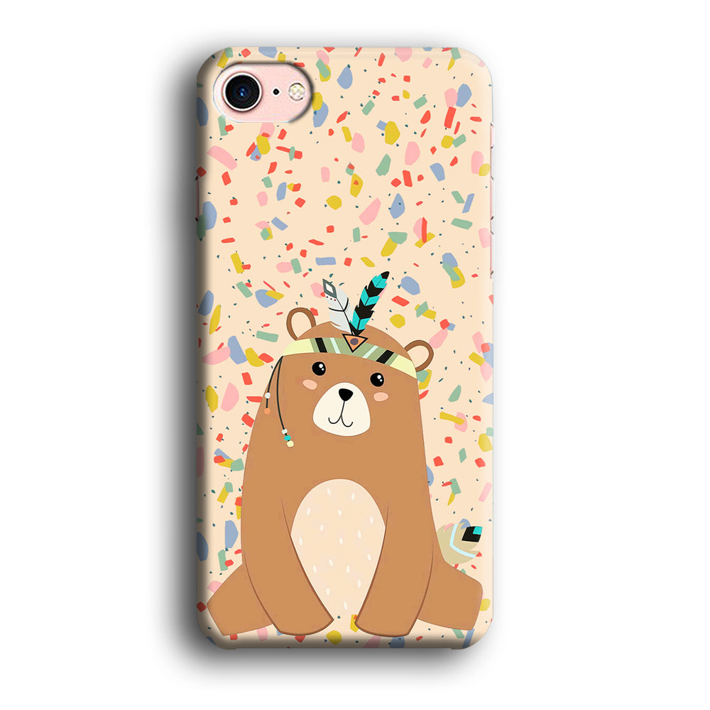 Cartoon Prince Bear iPhone 8 Case
