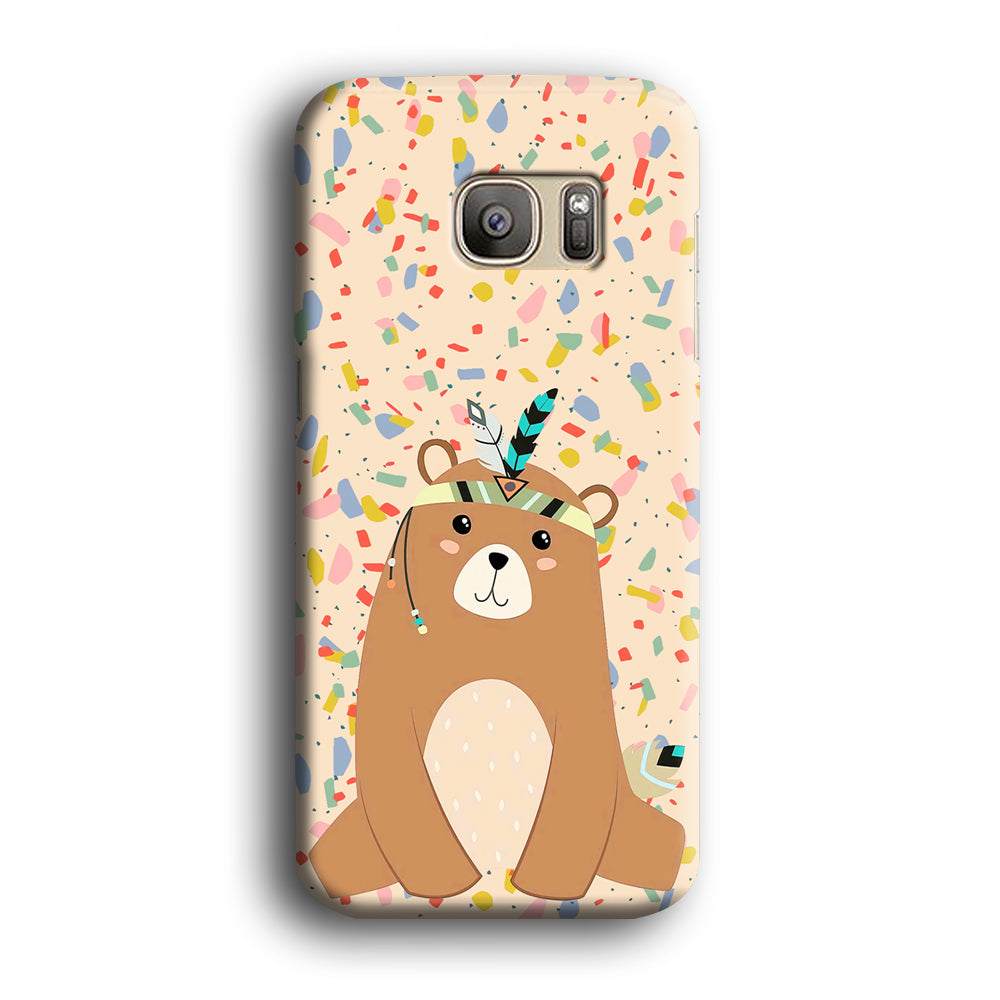 Cartoon Prince Bear Samsung Galaxy S7 Case