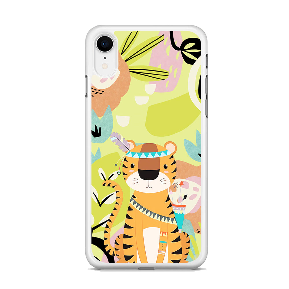 Cartoon Tiger Chief iPhone XR Case