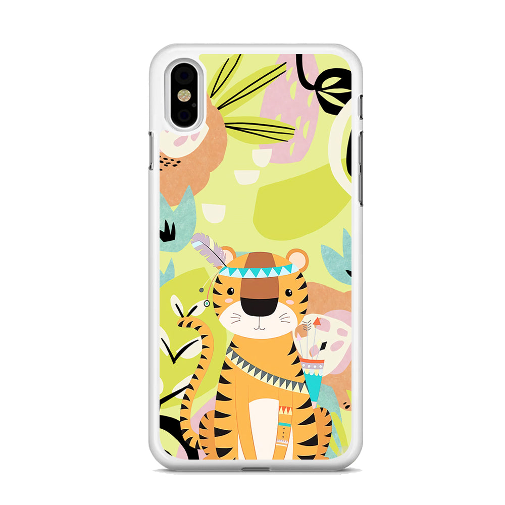 Cartoon Tiger Chief iPhone XS MAX Case