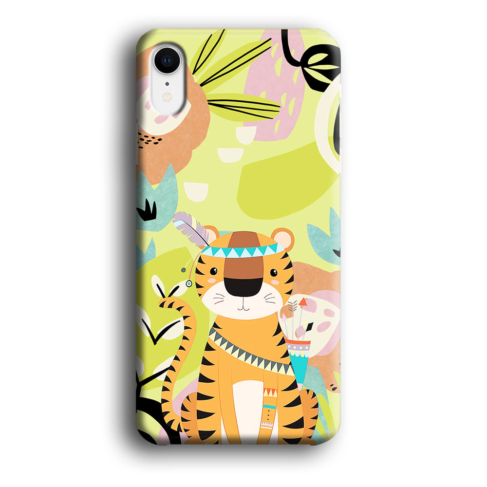 Cartoon Tiger Chief iPhone XR Case