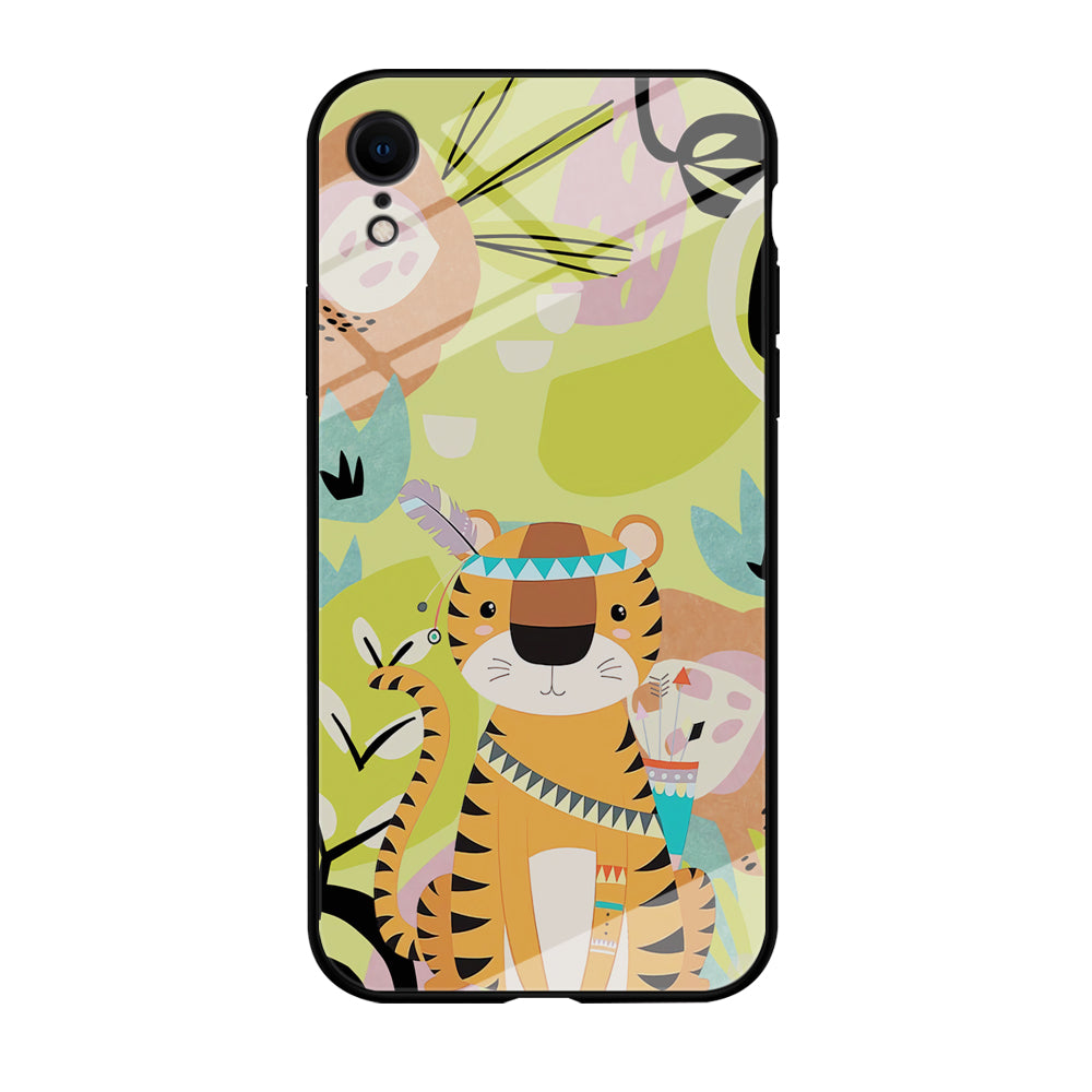Cartoon Tiger Chief iPhone XR Case