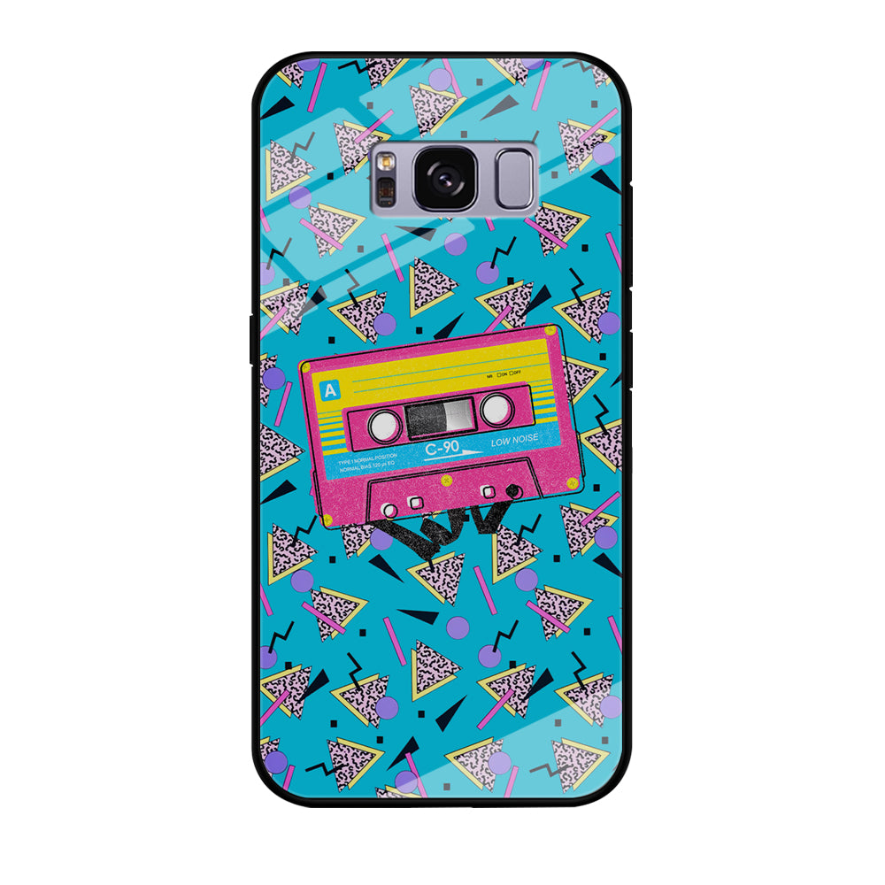 Cassette Low Noise Samsung Galaxy S8 Plus Case Tempered Glass Case