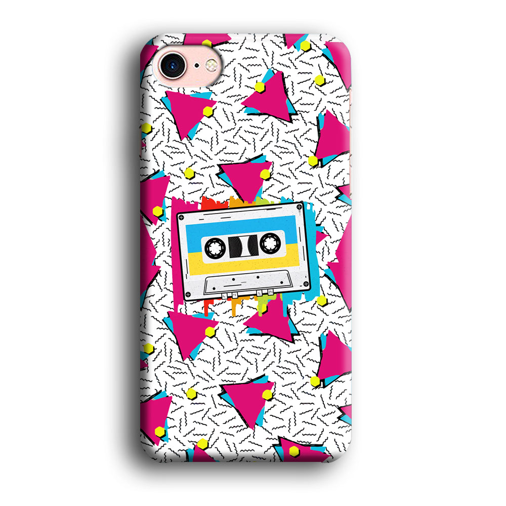 Cassette Pink Voice iPhone 8 Case