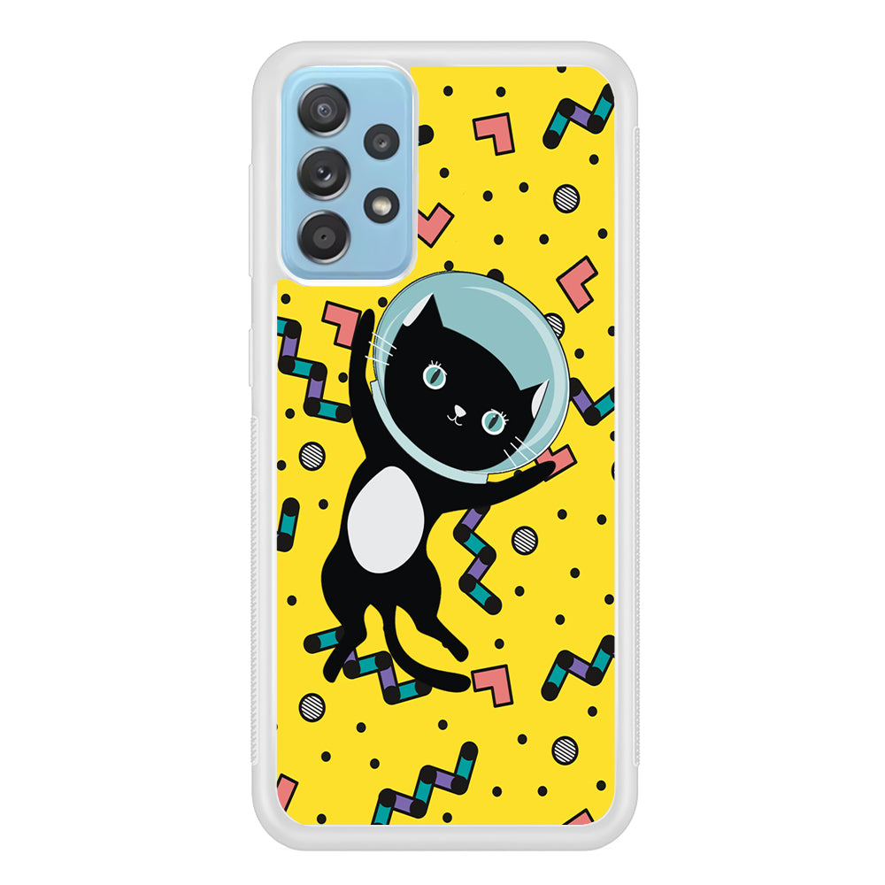 Cat Get Around The Universe Samsung Galaxy A52 Case