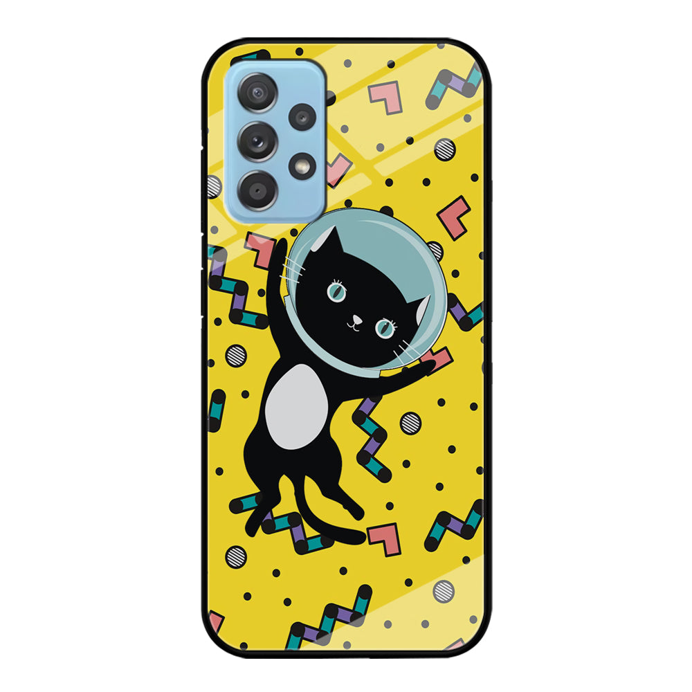 Cat Get Around The Universe Samsung Galaxy A52 Case