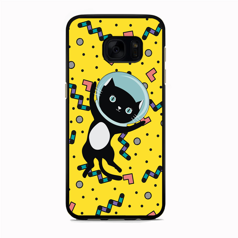 Cat Get Around The Universe Samsung Galaxy S7 Edge Case