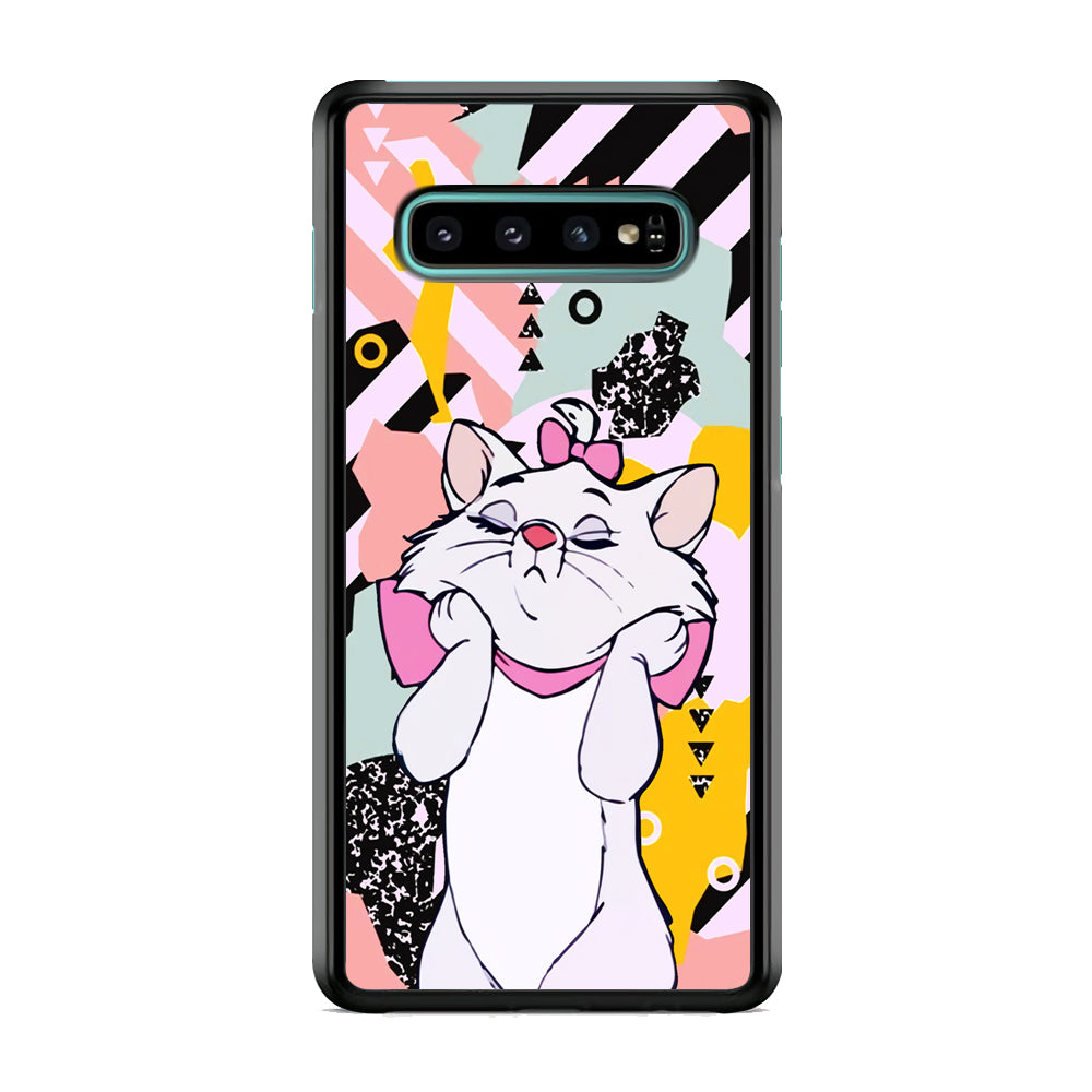 Cat Lovely Touch Samsung Galaxy S10 Case