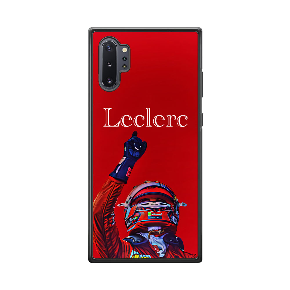 Charles Leclerc Formula 1 Samsung Galaxy Note 10 Plus Case