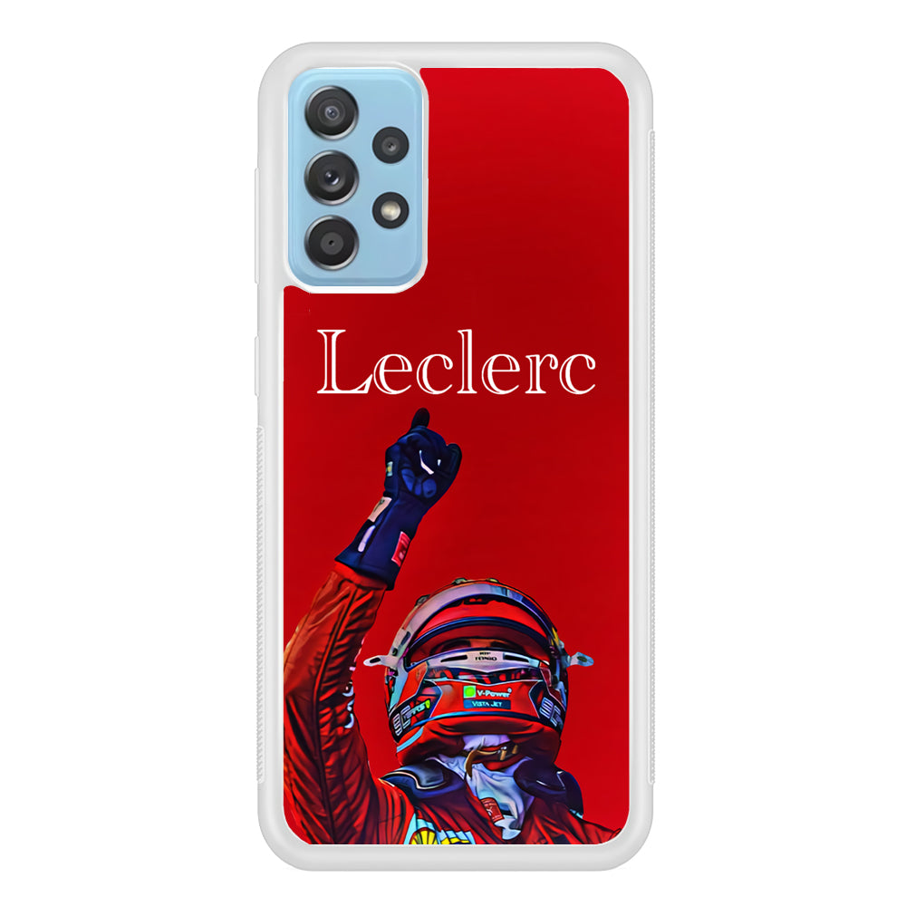 Charles Leclerc Formula 1 Samsung Galaxy A72 Case