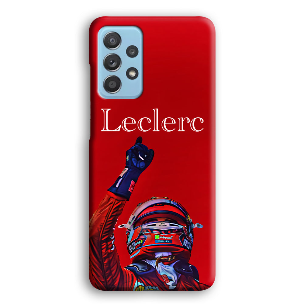 Charles Leclerc Formula 1 Samsung Galaxy A72 Case