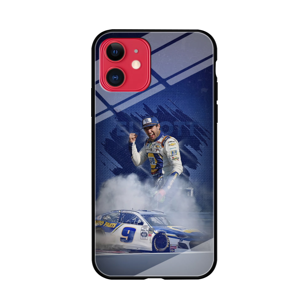 Chase Elliott Driver Nascar iPhone 11 Case Tempered Glass Case