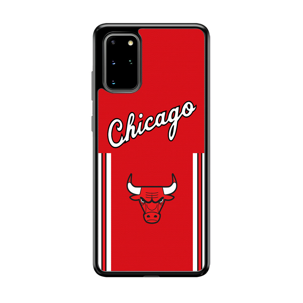 Chicago Bulls Red Champion Samsung Galaxy S20 Plus Case