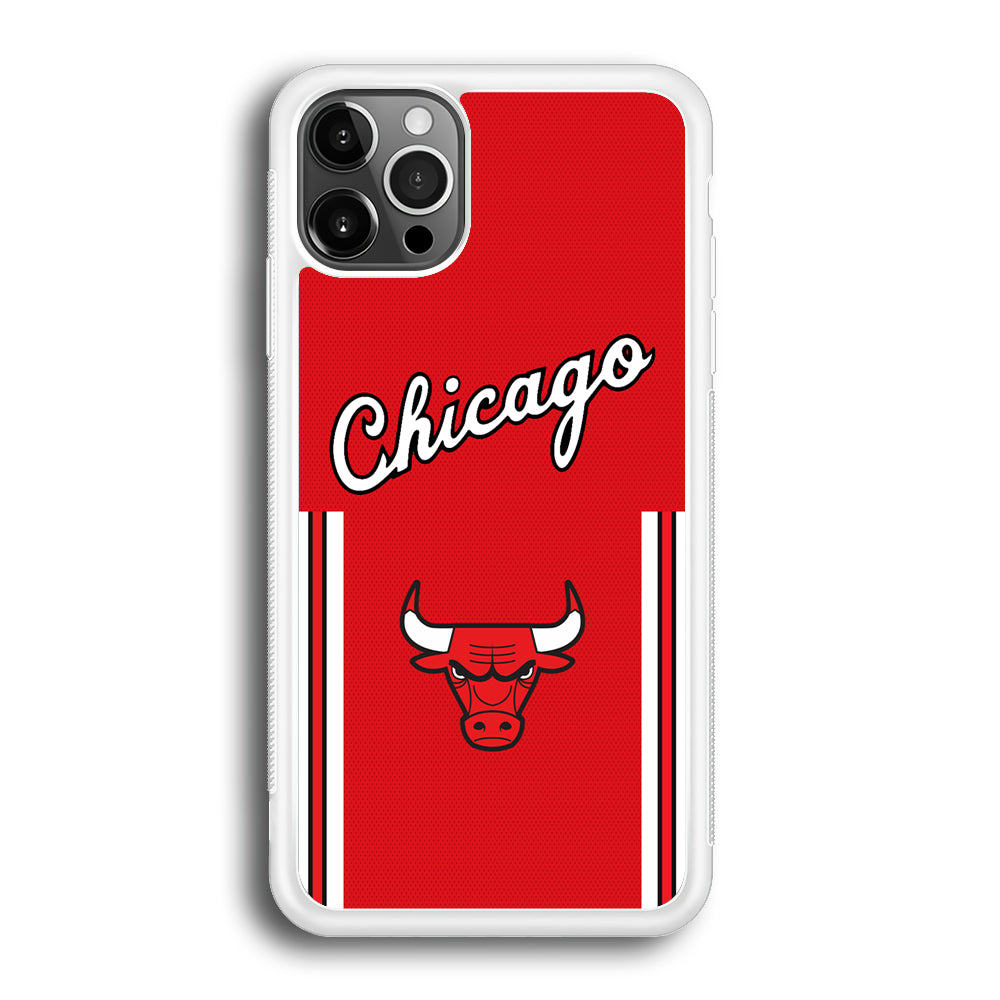 Chicago Bulls Red Champion iPhone 12 Pro Max Case