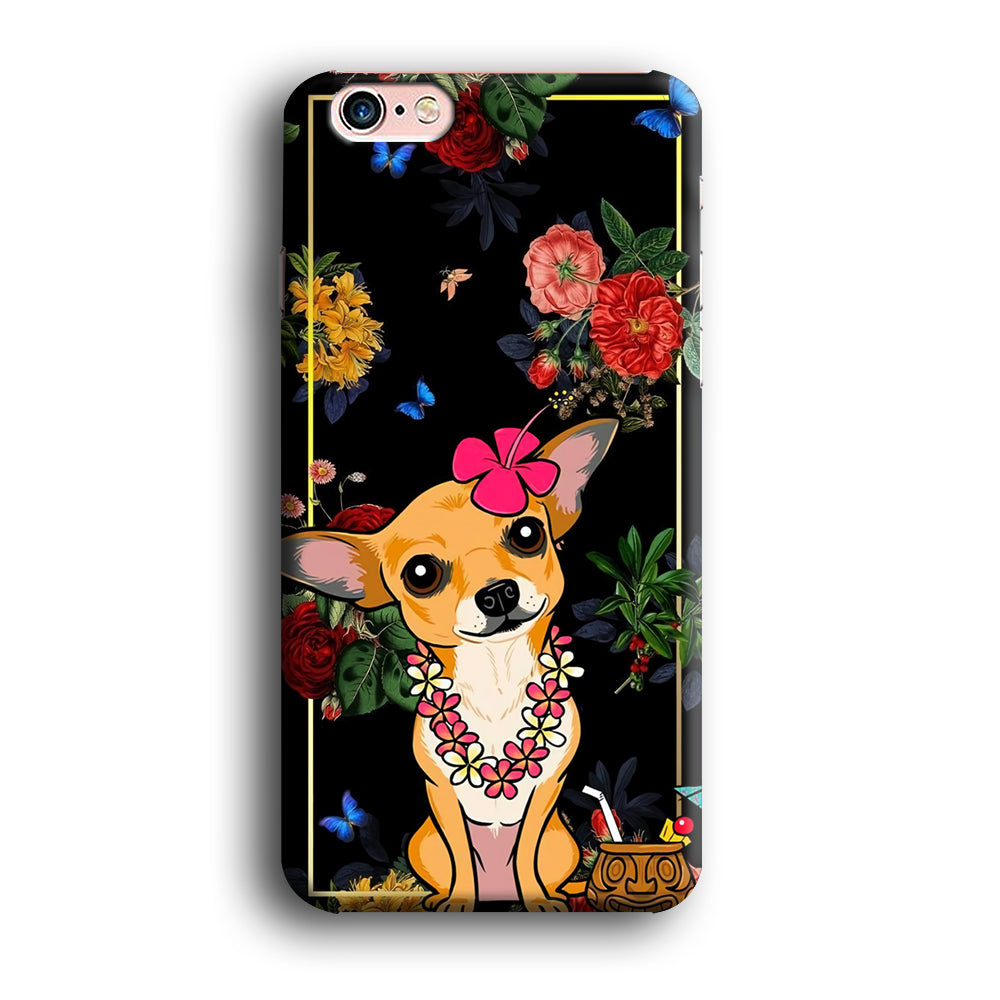 Chihuahua Dog Summer Frame iPhone 6 Plus | 6s Plus Case
