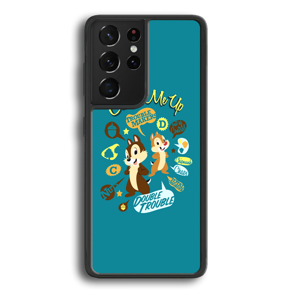 Chip N Dale Double Trouble Samsung Galaxy S21 Ultra Case - Carneyforia