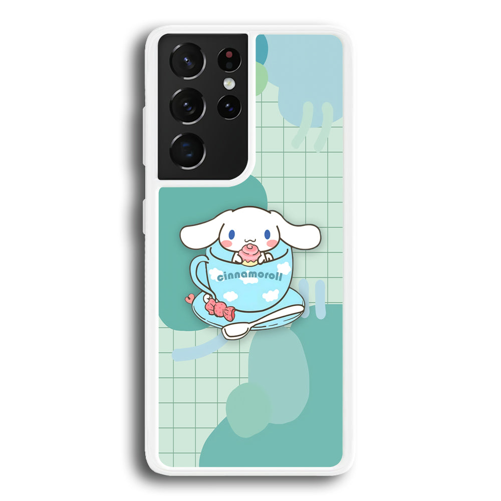 Cinnamoroll Snack of The Day Samsung Galaxy S21 Ultra Case