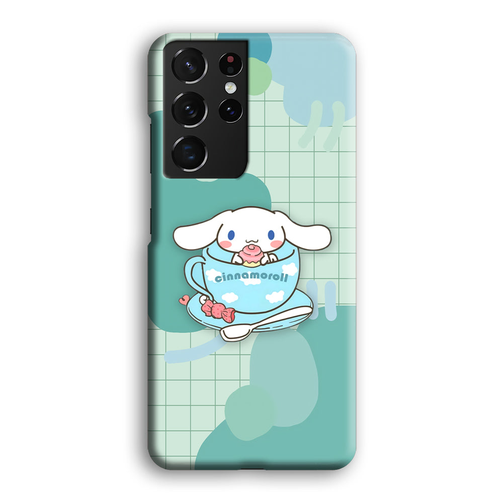 Cinnamoroll Snack of The Day Samsung Galaxy S21 Ultra Case