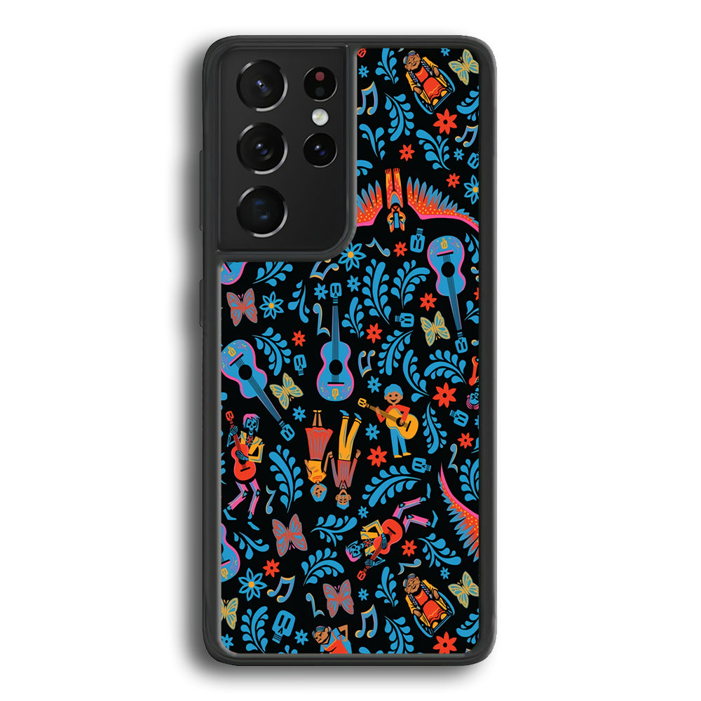 Coco Pattern Aesthetic Samsung Galaxy S21 Ultra Case - Carneyforia