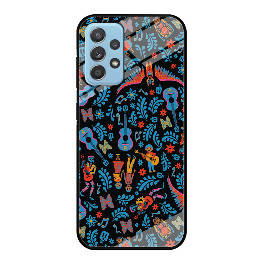 Coco Pattern Aesthetic Samsung Galaxy A72 Case