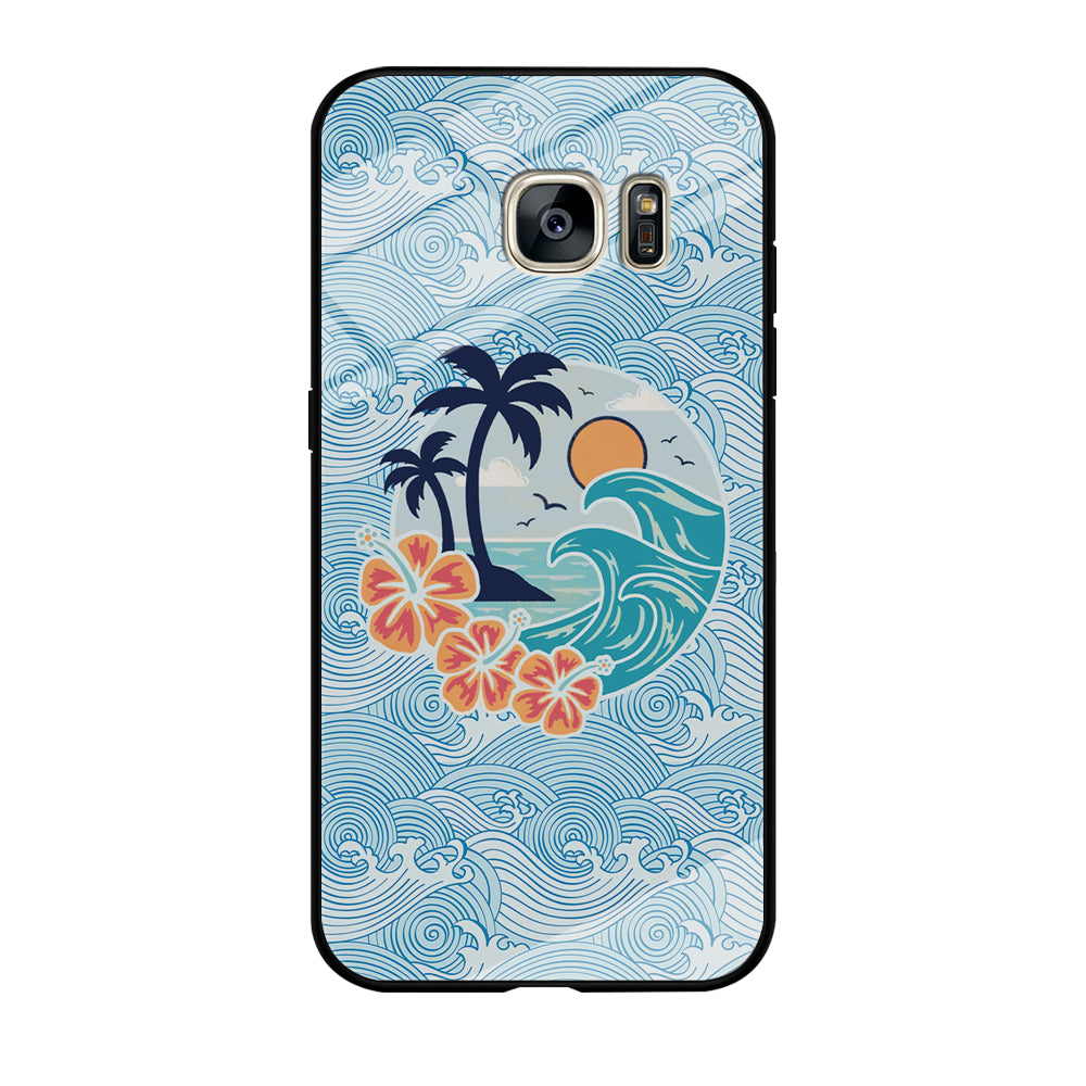 Coco Beach Portrait Samsung Galaxy S7 Edge Case