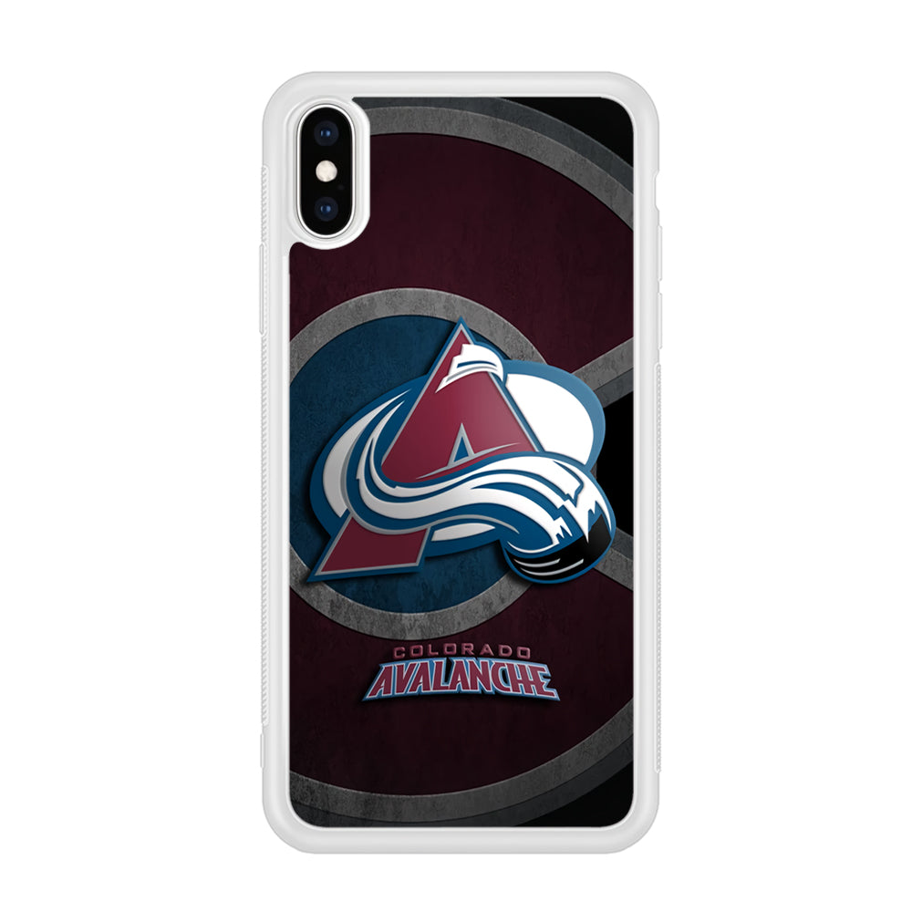 Colorado Avalanche Hockey Team iPhone XS Case