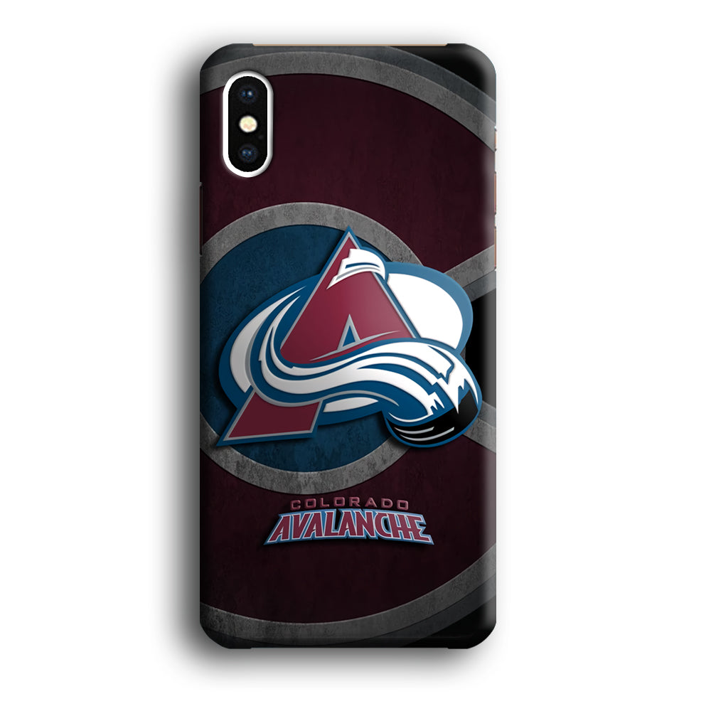 Colorado Avalanche Hockey Team iPhone XS Case