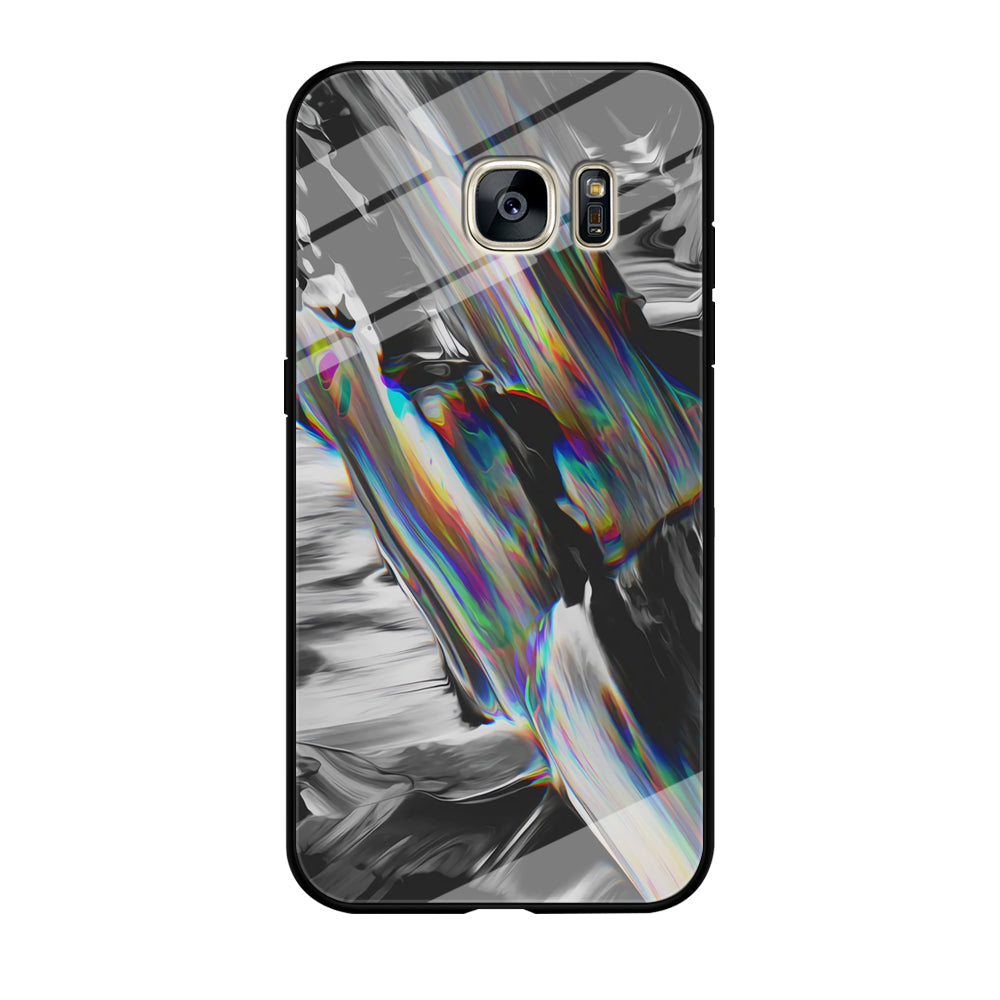 Colour Black Coruscate Samsung Galaxy S7 Edge Case