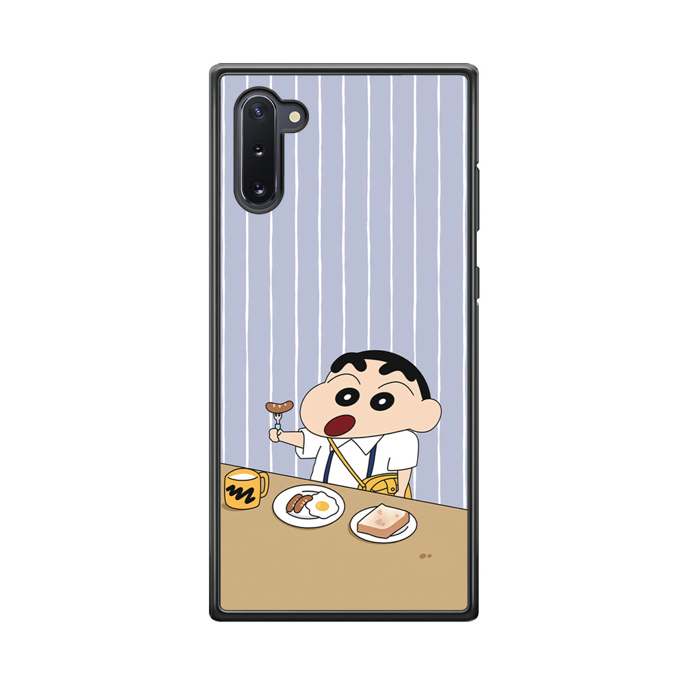 Crayon Shinchan Take a Breakfast Samsung Galaxy Note 10 Case