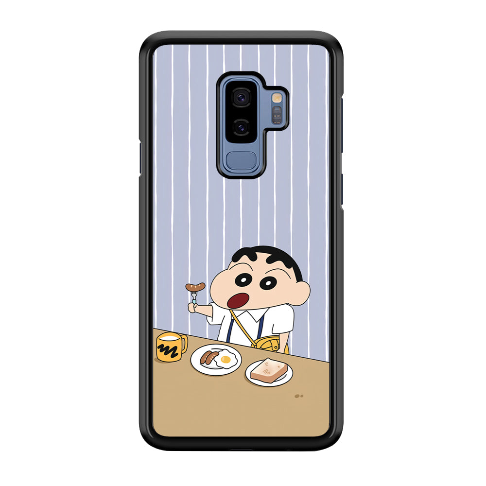 Crayon Shinchan Take a Breakfast Samsung Galaxy S9 Plus Case