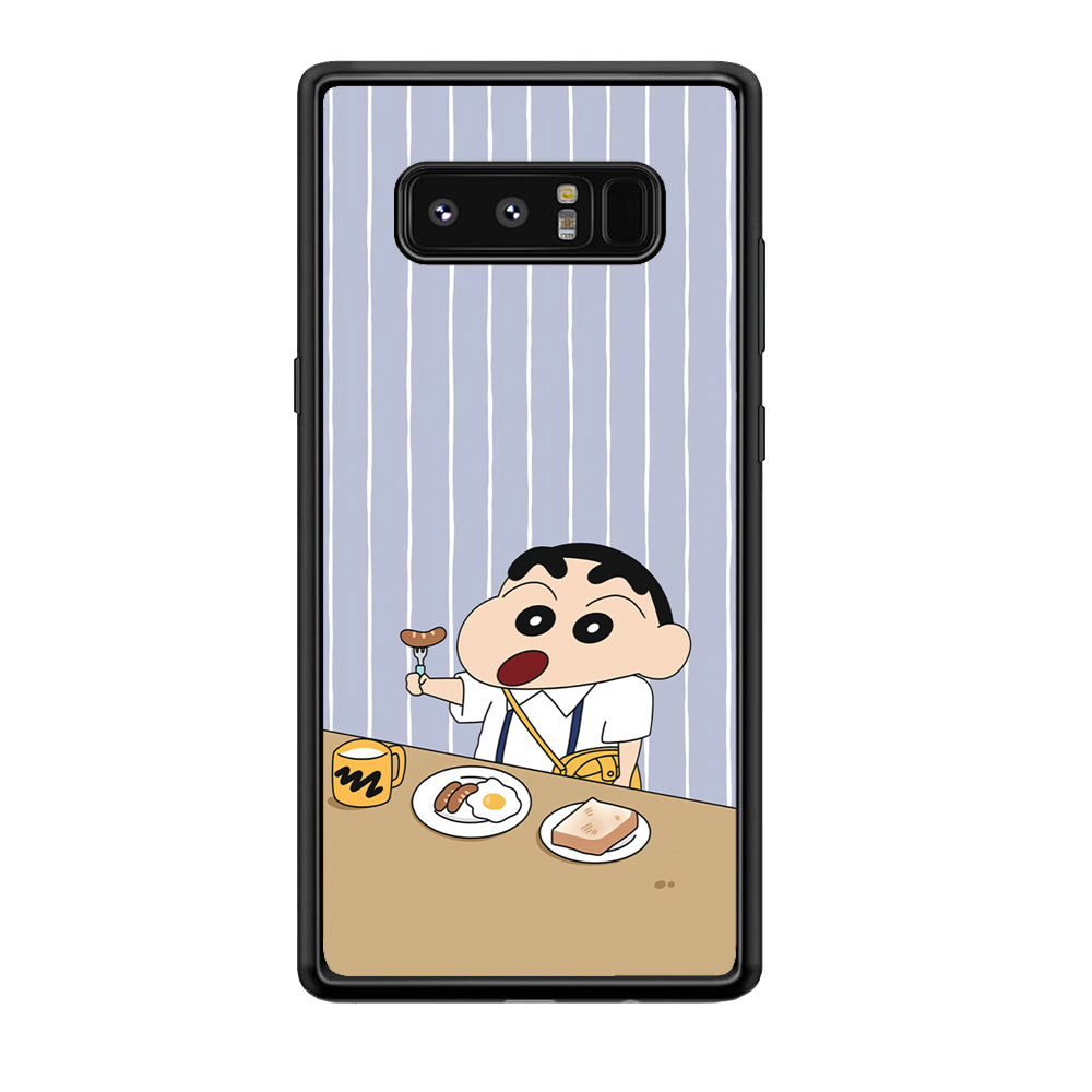 Crayon Shinchan Take a Breakfast Samsung Galaxy Note 8 Case