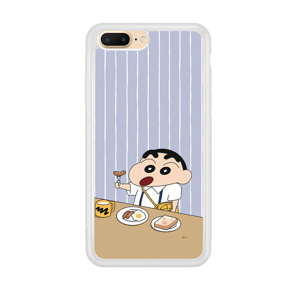 Crayon Shinchan Take a Breakfast iPhone 8 Plus Case