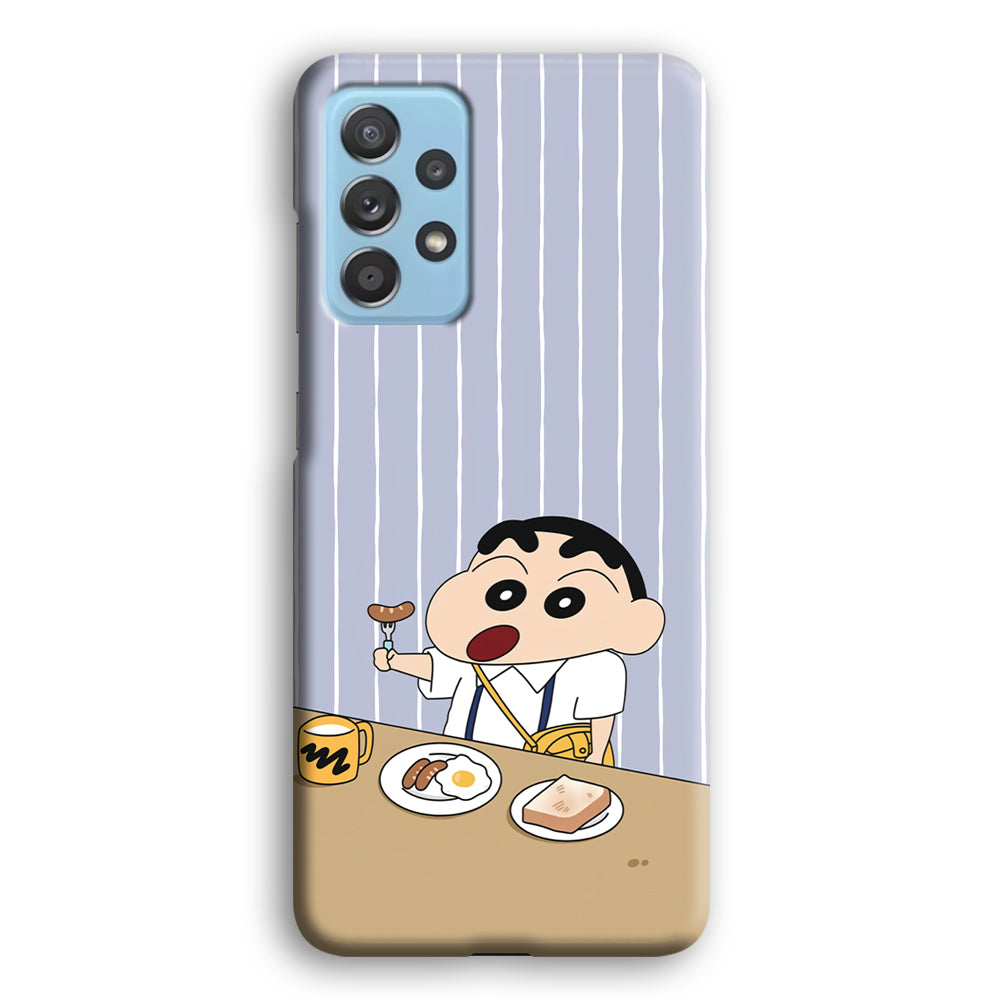Crayon Shinchan Take a Breakfast Samsung Galaxy A52 Case
