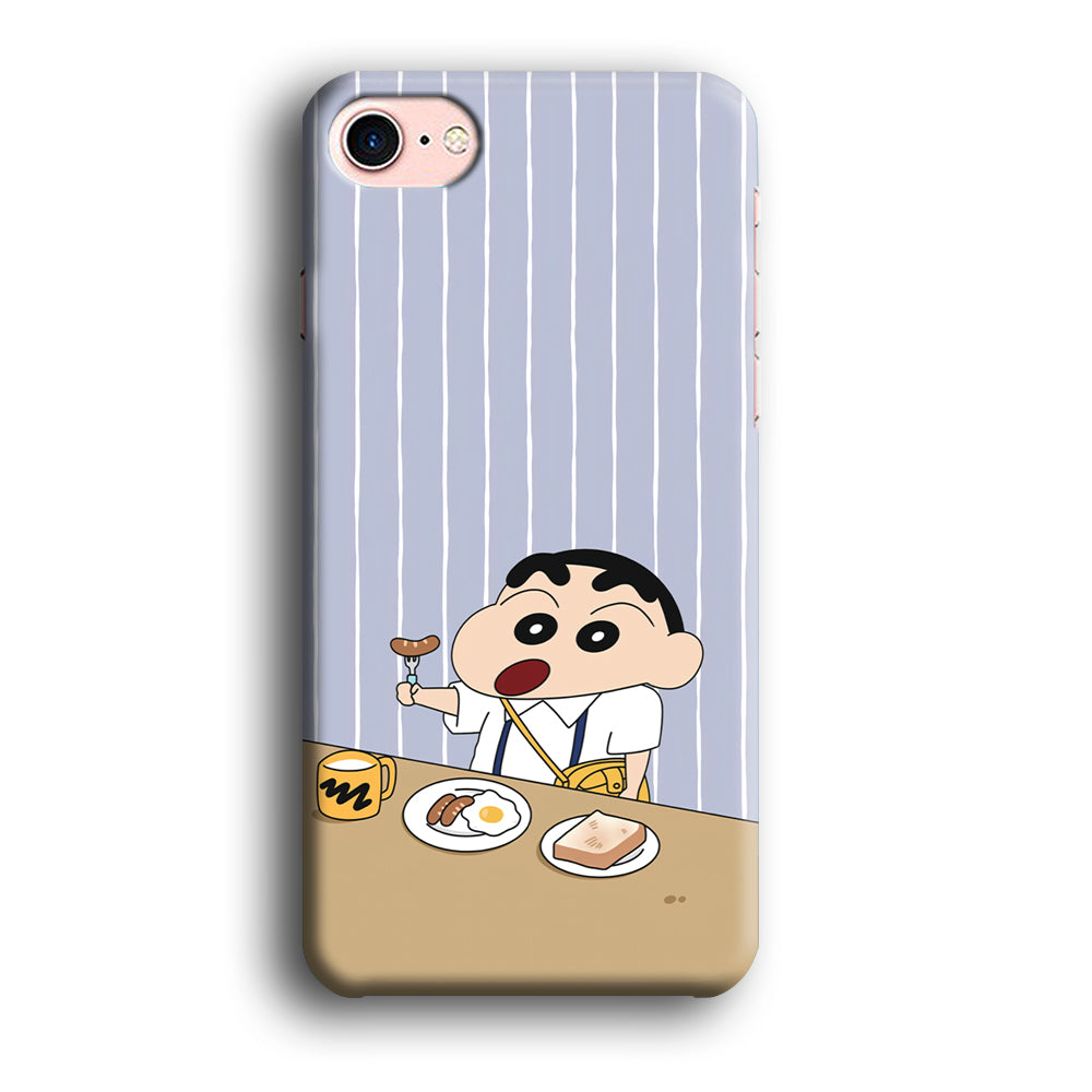 Crayon Shinchan Take a Breakfast iPhone 8 Case