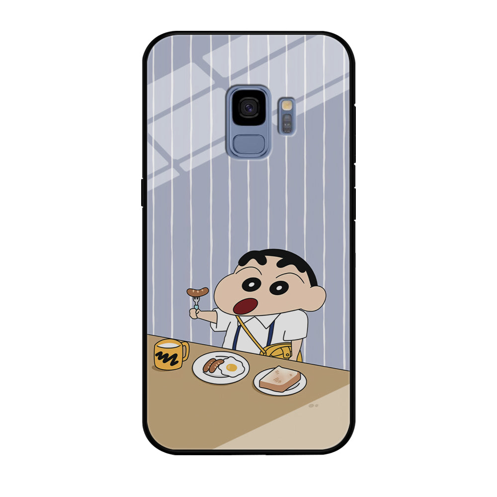 Crayon Shinchan Take a Breakfast Samsung Galaxy S9 Case