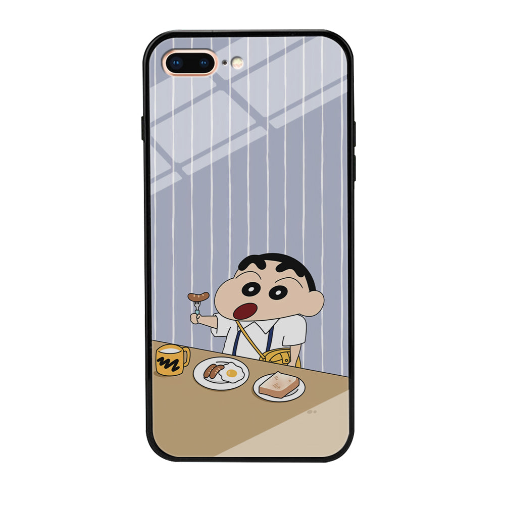 Crayon Shinchan Take a Breakfast iPhone 8 Plus Case