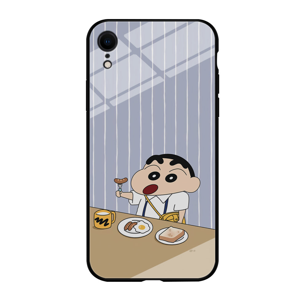 Crayon Shinchan Take a Breakfast iPhone XR Case