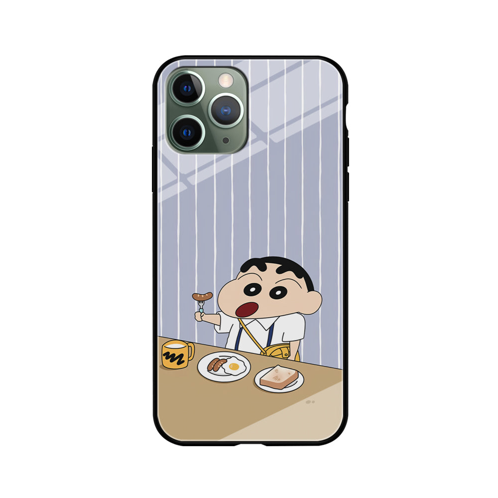 Crayon Shinchan Take a Breakfast iPhone 11 Pro Case