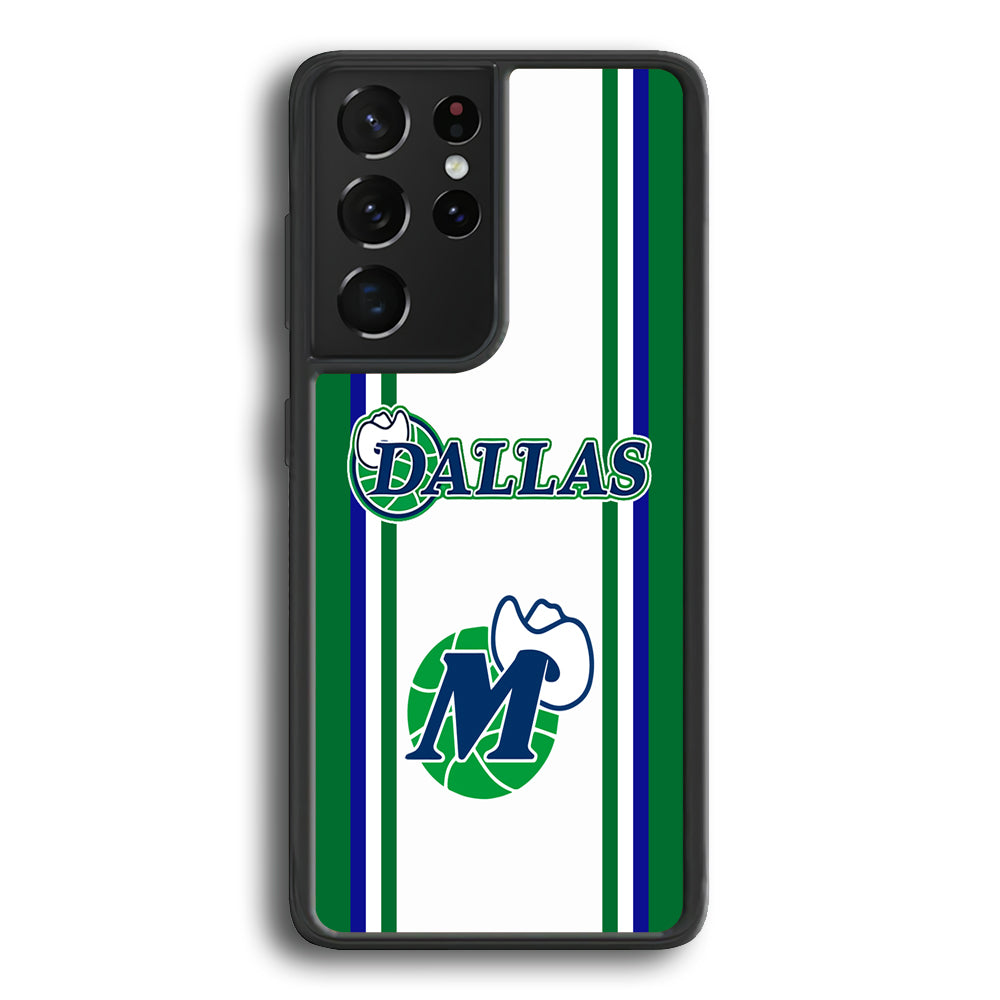 Dallas Mavericks The Center Emblem Samsung Galaxy S21 Ultra Case - Carneyforia