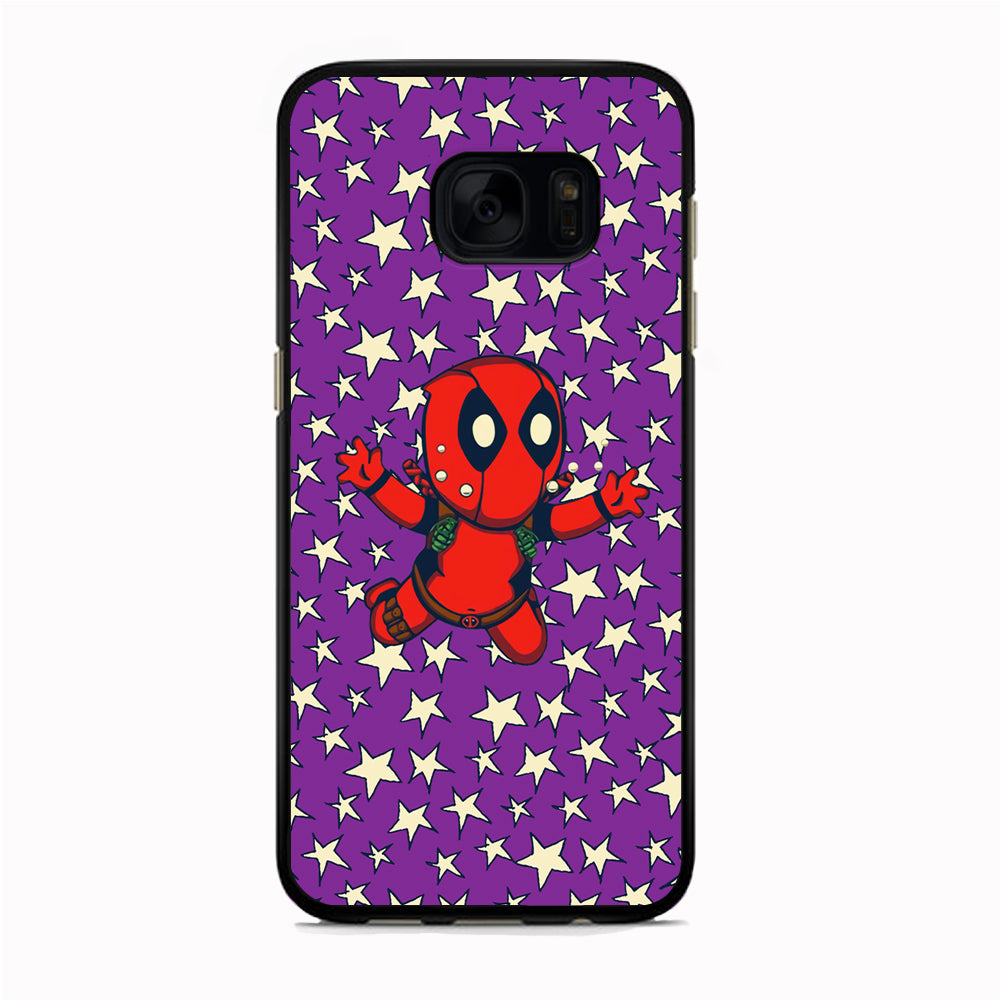 Deadpoll Fly Between The Stars Samsung Galaxy S7 Edge Case