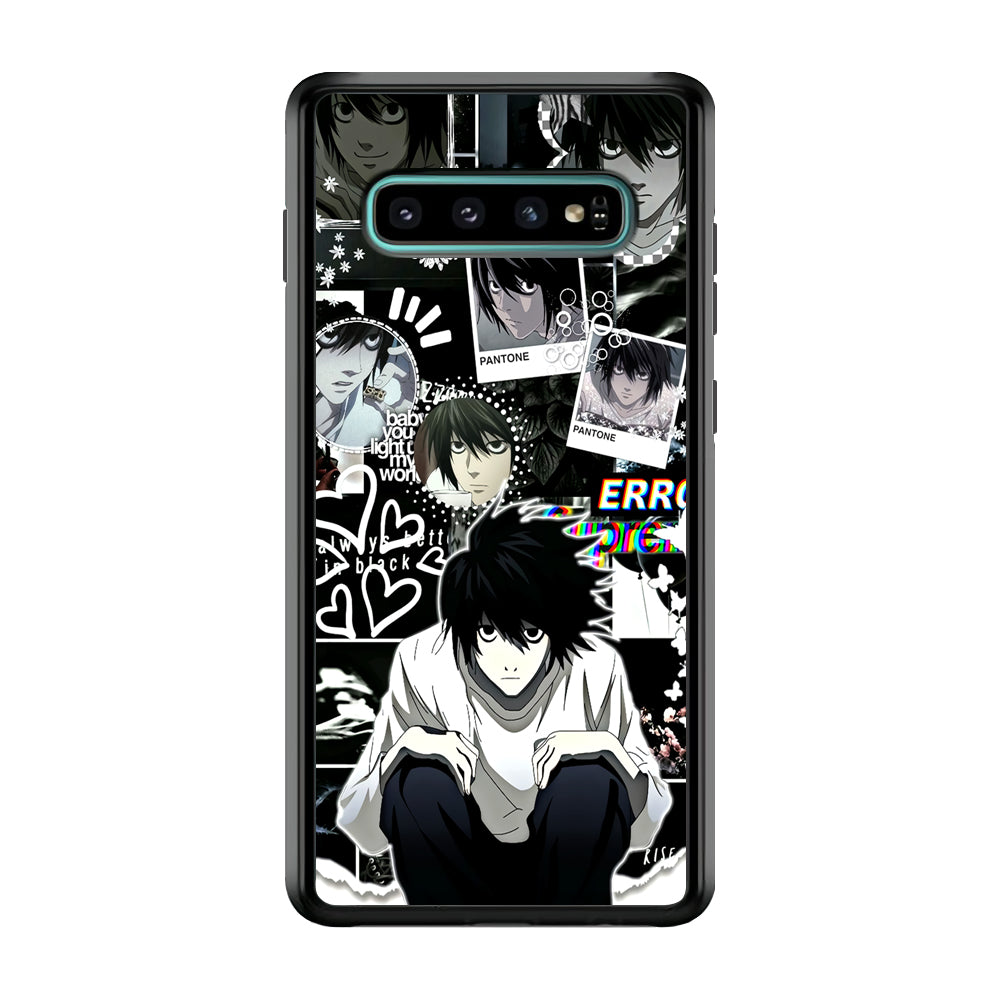 Death Note Lawliet Pantone Samsung Galaxy S10 Case