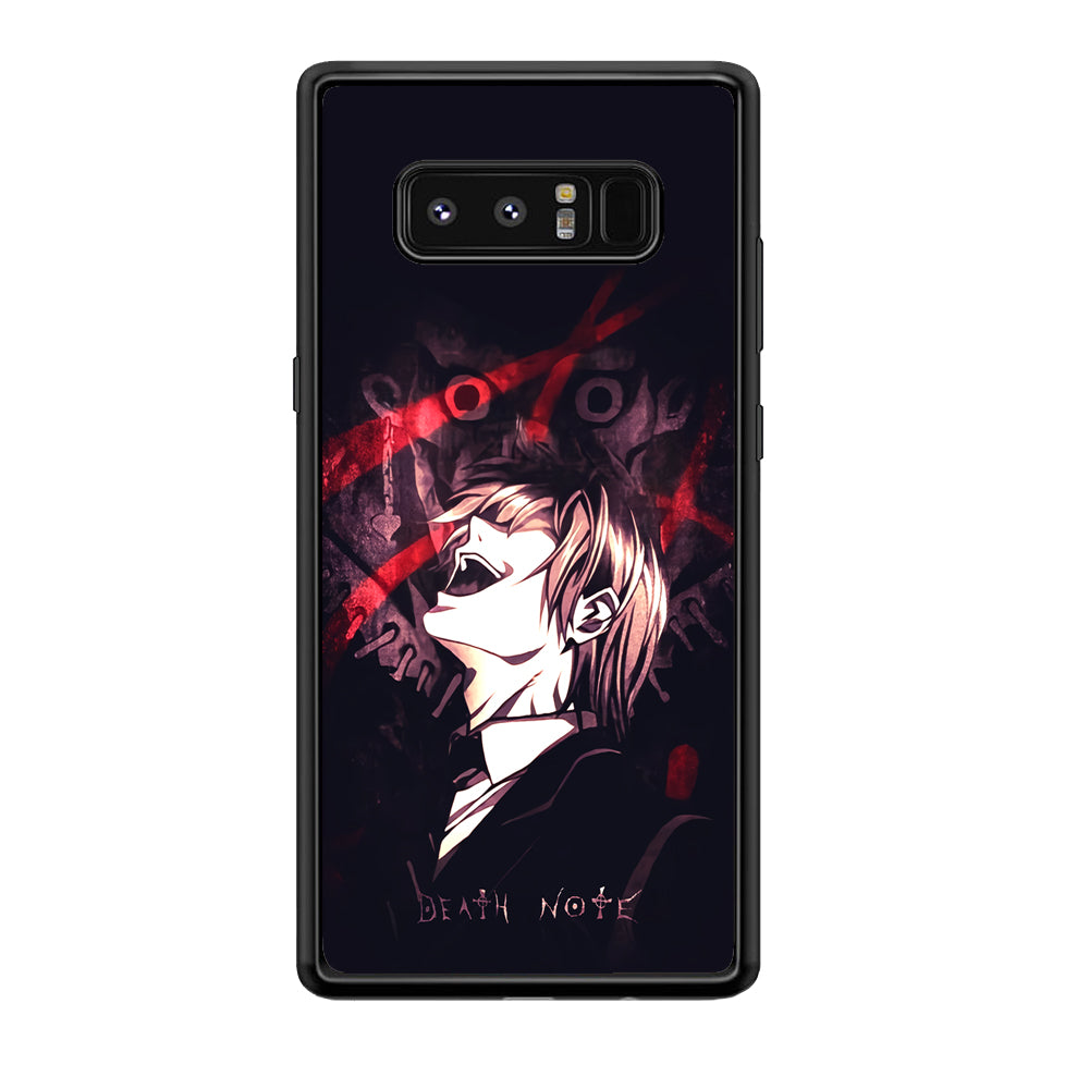 Death Note Satisfied Laugh Samsung Galaxy Note 8 Case