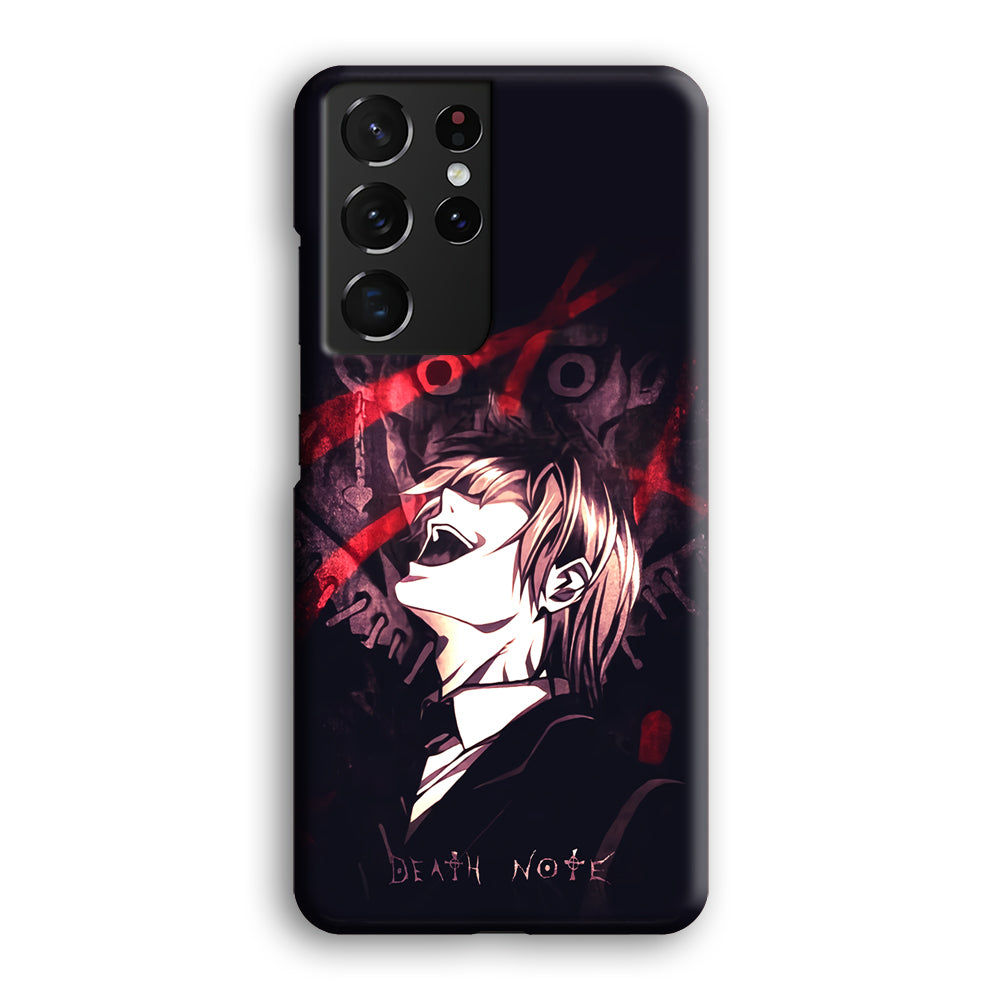 Death Note Satisfied Laugh Samsung Galaxy S21 Ultra Case