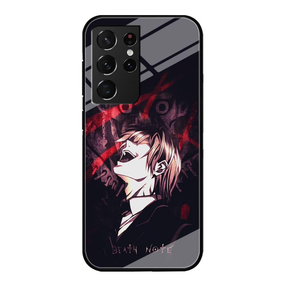 Death Note Satisfied Laugh Samsung Galaxy S21 Ultra Case